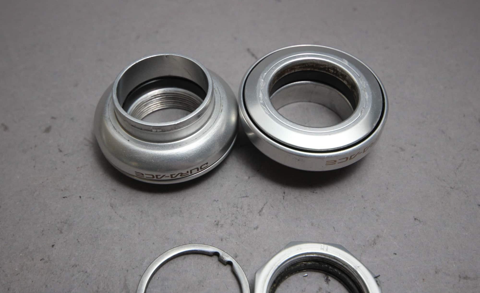 thumbnail interactive-video image 1 of Shimano Dura-Ace HP-7410 Threadless Headset – 1 Inch, External Cup, Track/Road Bike 1 of 6