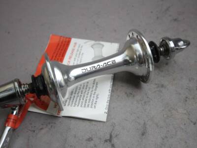 Shimano デュラエース 7400 ハブ 【フロント・リヤ 】28H Shimano Dura Ace HB 7400 Front Hub / 28H / NOS - velowizard.com