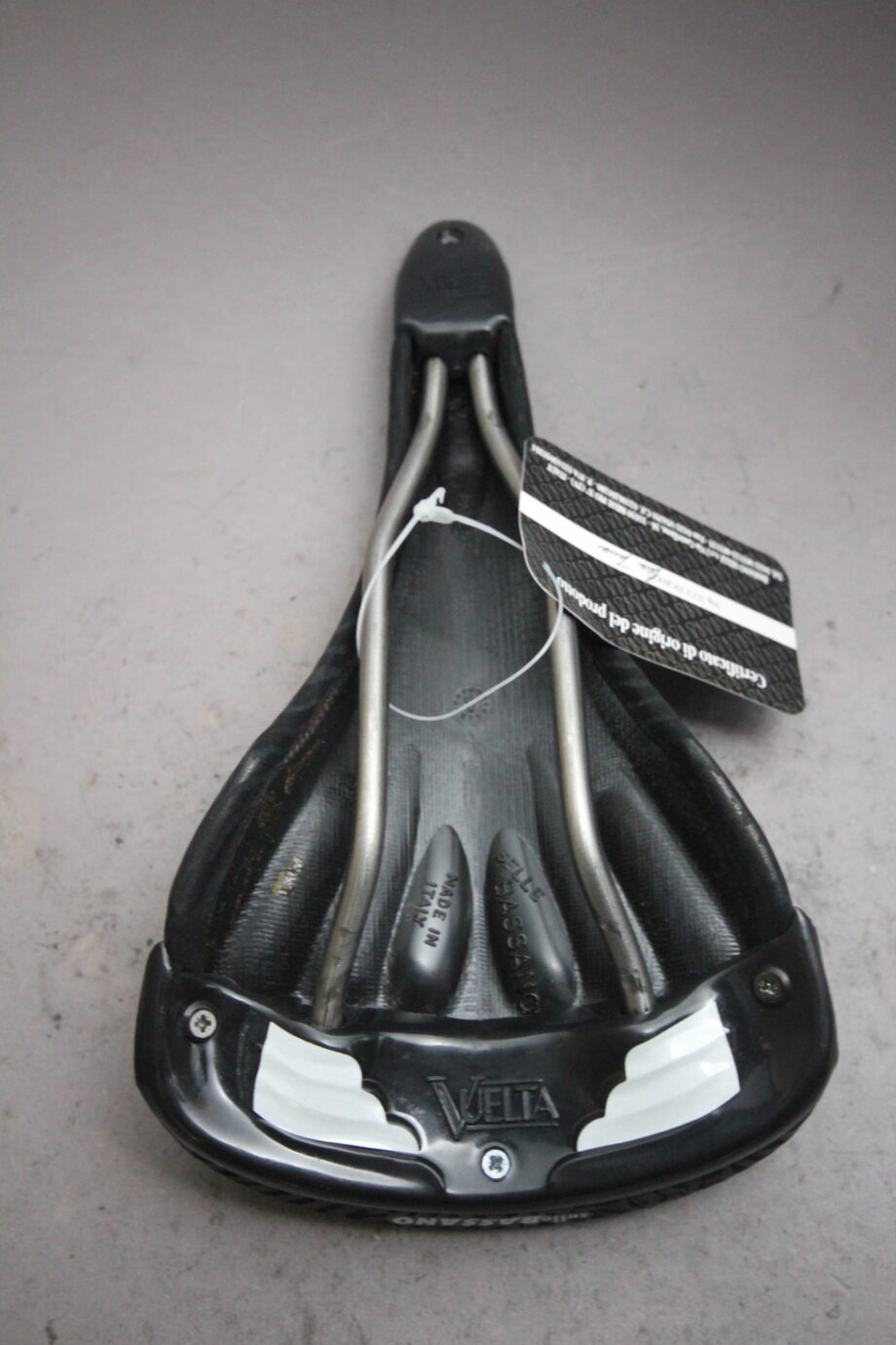 Selle Bassano Vuelta Titanium Scotchlite Saddle / Black / 1993