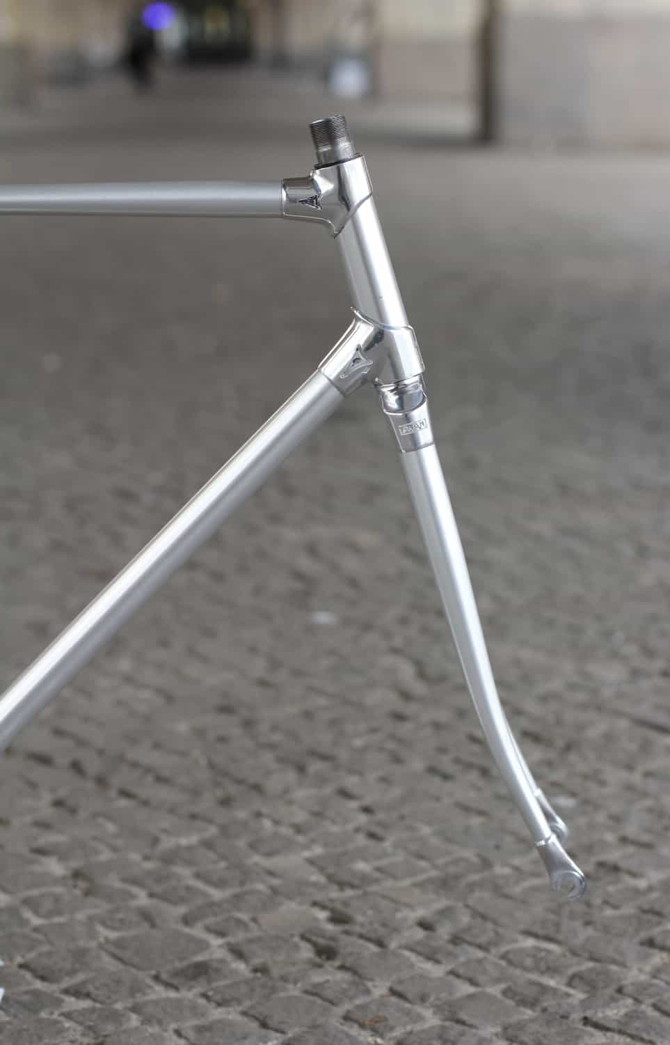 ALAN Super Record Pista Frame / 54 cm / Silver / 1984