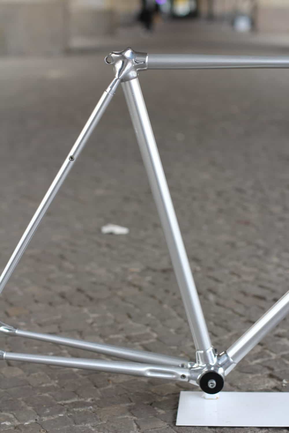 ALAN Super Record Pista Frame / 54 cm / Silver / 1984