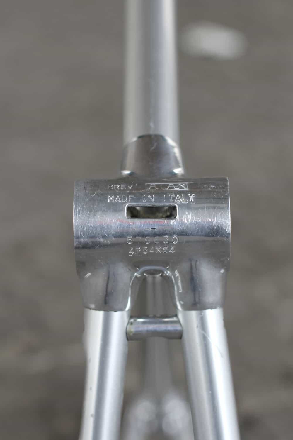 ALAN Super Record Pista Frame / 54 cm / Silver / 1984