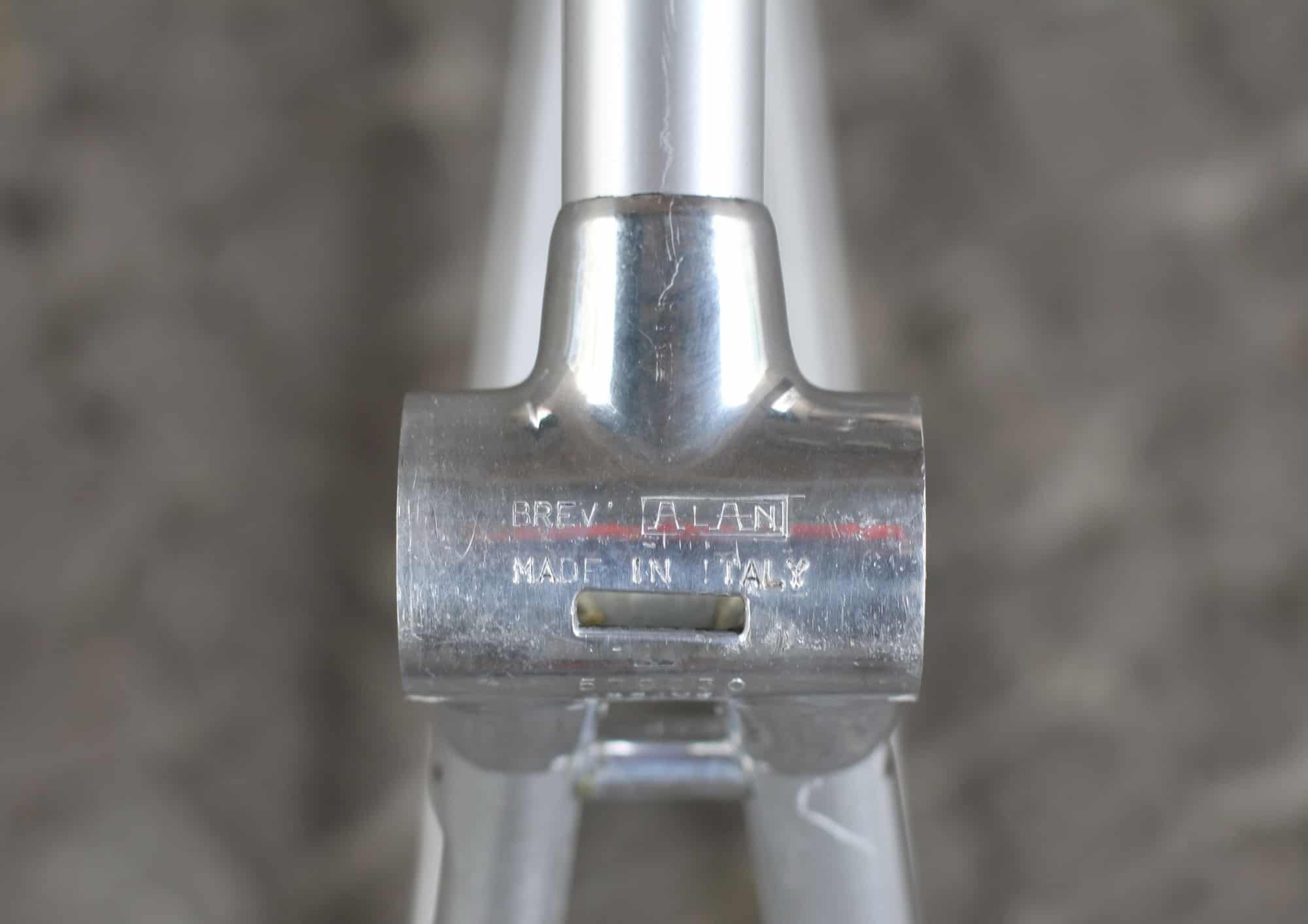 ALAN Super Record Pista Frame / 54 cm / Silver / 1984