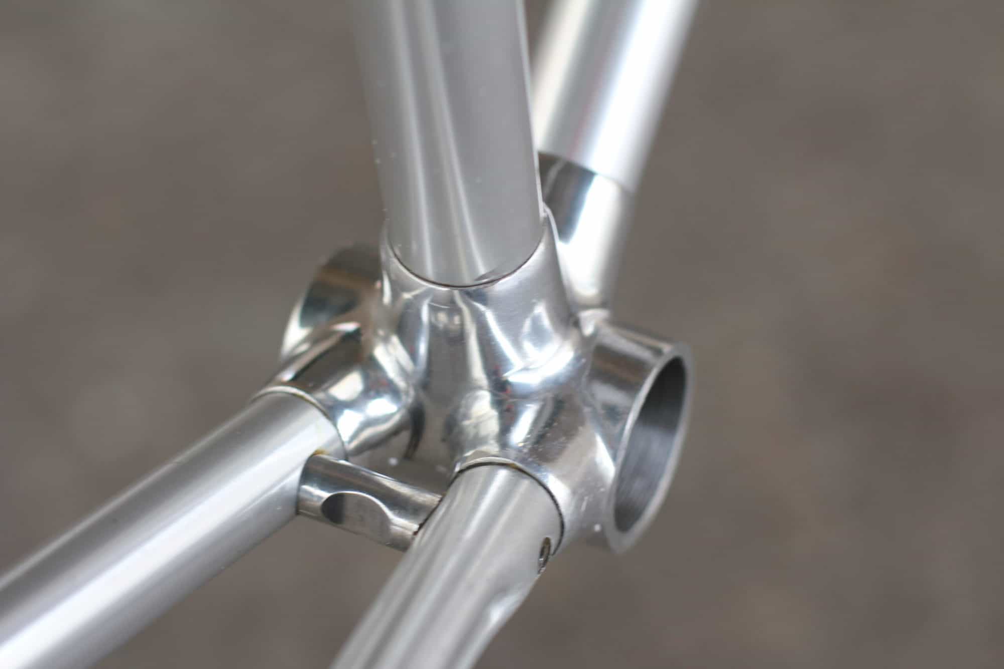 ALAN Super Record Pista Frame / 54 cm / Silver / 1984