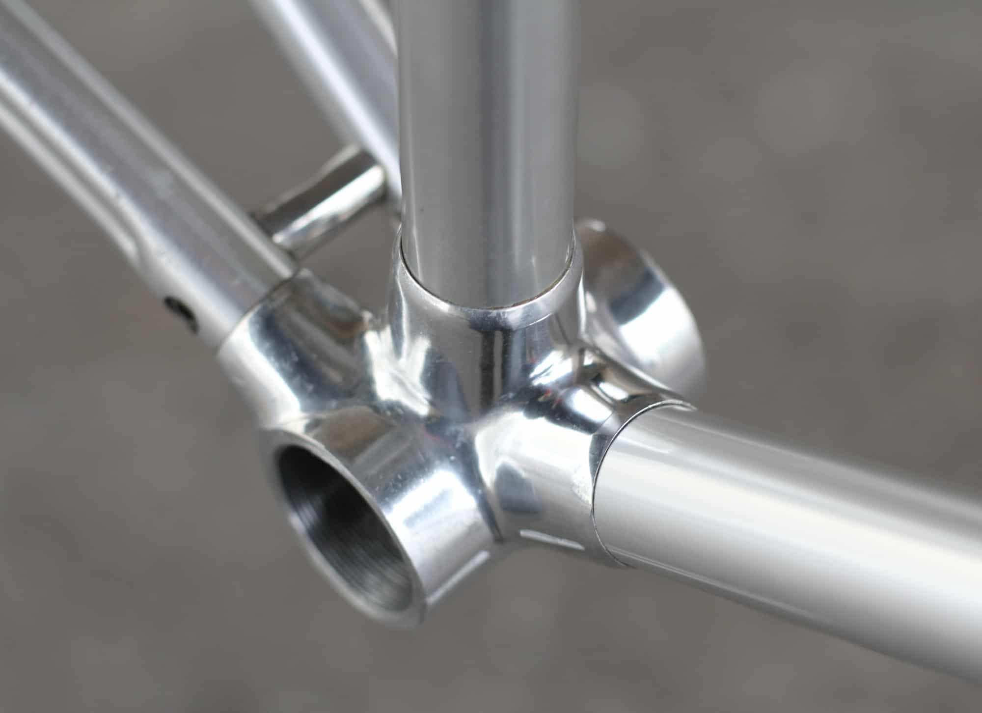 ALAN Super Record Pista Frame / 54 cm / Silver / 1984