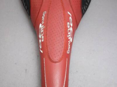 Selle Selle Italia Flite Genuine Gel Cuir Titane Bleu Neuve