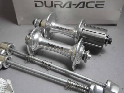 Shimano Dura Ace HB FH 7700 Hub Set / 12 & 16 H / 9 Sp / Titanium