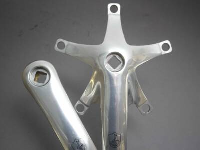 1989年 Campagnolo Athena BB スクエア軸長115.？mm Campagnolo Athena Crank Arm Set / 170 mm / 1989 - velowizard.com
