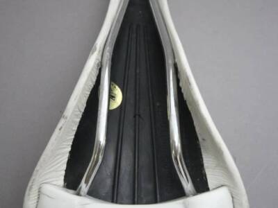 Selle De Vélo San Marco Concor Supercorsa – Profilée Course, Cuir Blanc, Pour Route Et Triathlon