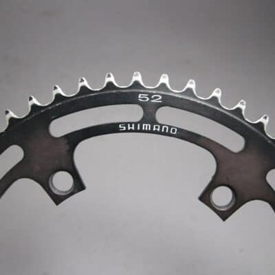 Shimano Dura Ace Chain Ring / 52 T  / Black / 1975