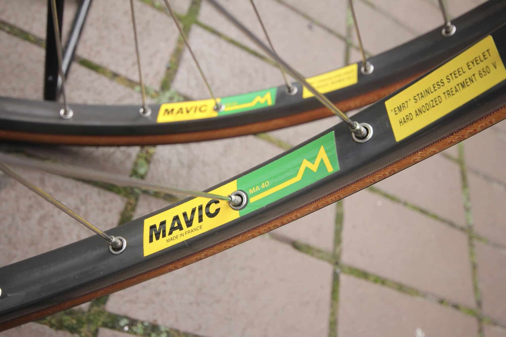 Shimano Dura Ace FH 7401 HB 7400 / Mavic MA40 / 36 H / Wheel Set