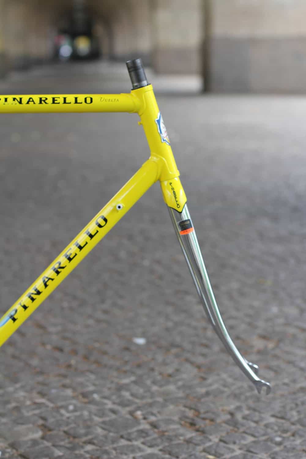 Pinarello Vuelta Frame / 56 cm / Yellow / Columbus ARX