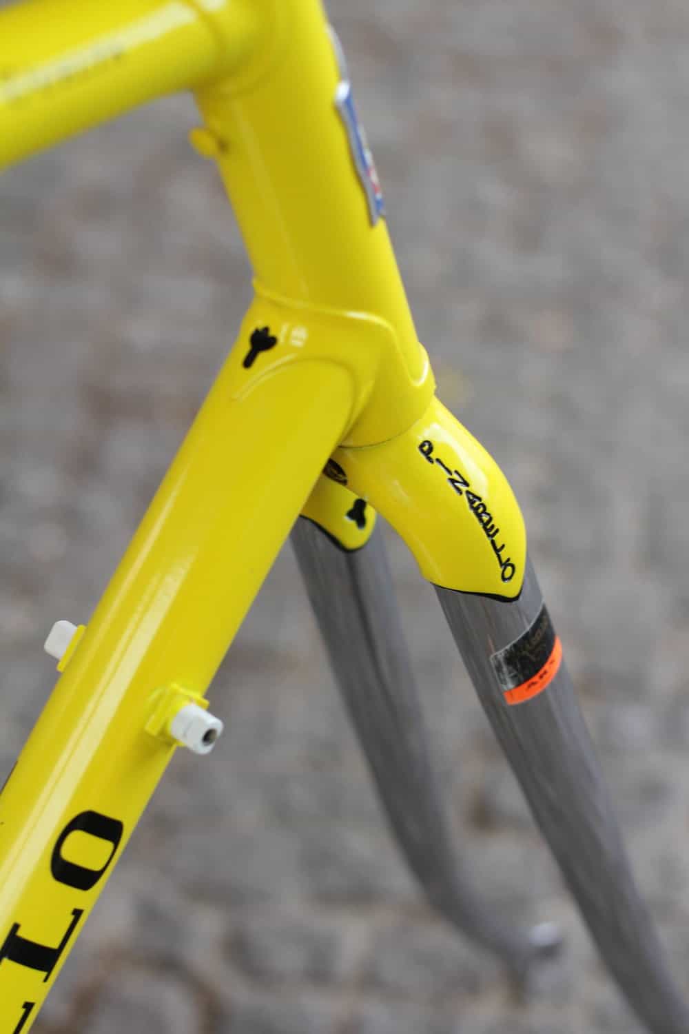 Pinarello Vuelta Frame / 56 cm / Yellow / Columbus ARX