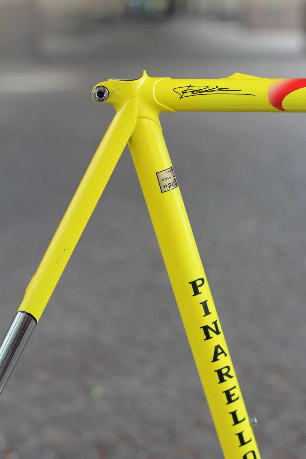 Pinarello Vuelta Frame / 56 cm / Yellow / Columbus ARX