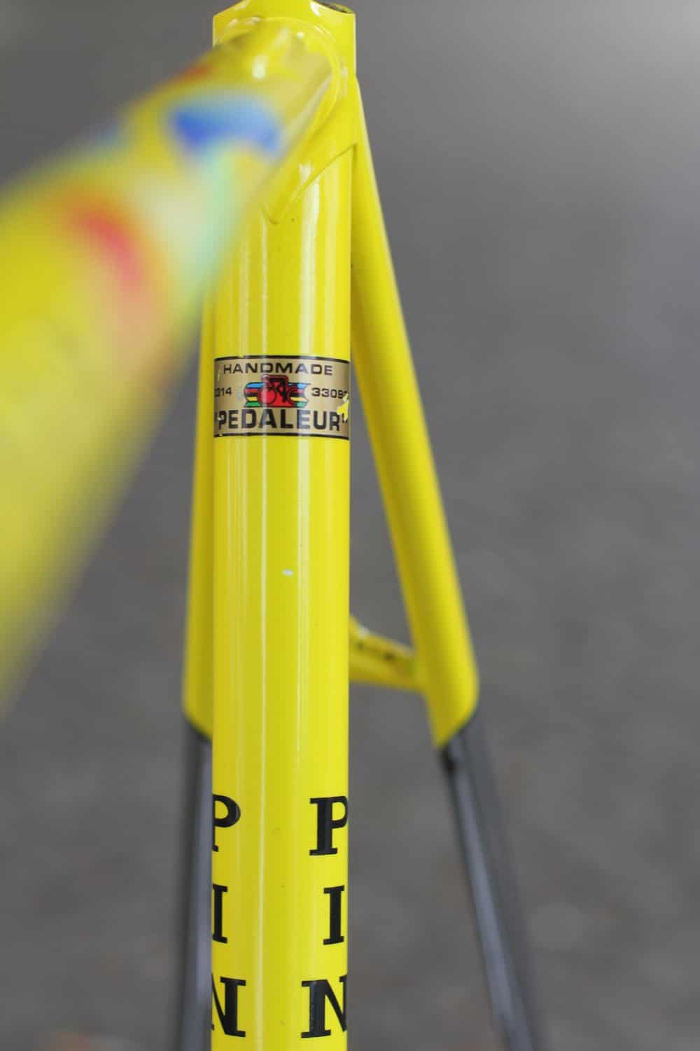 Pinarello Vuelta Frame / 56 cm / Yellow / Columbus ARX