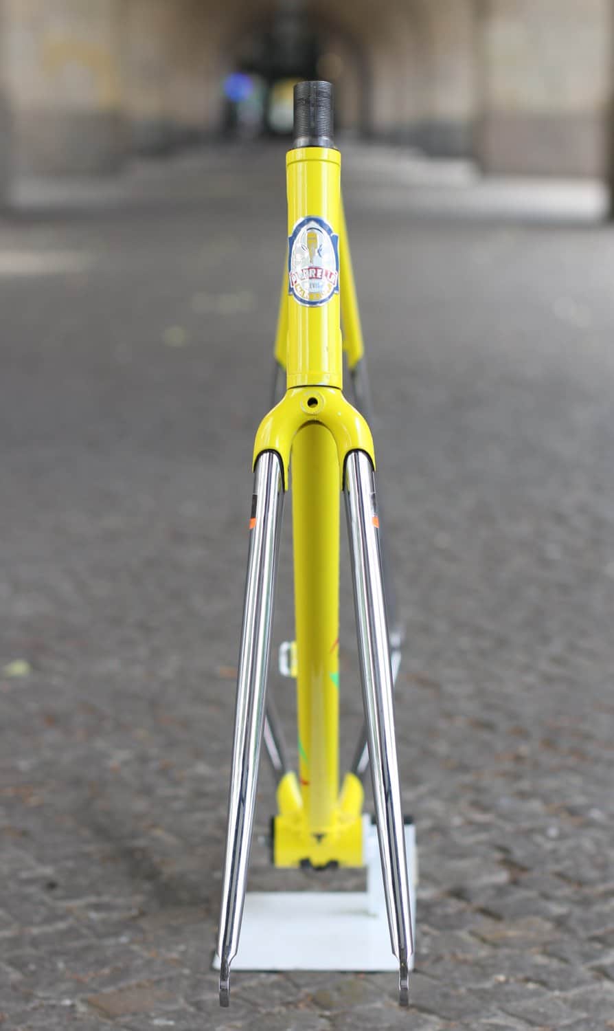 Pinarello Vuelta Frame / 56 cm / Yellow / Columbus ARX