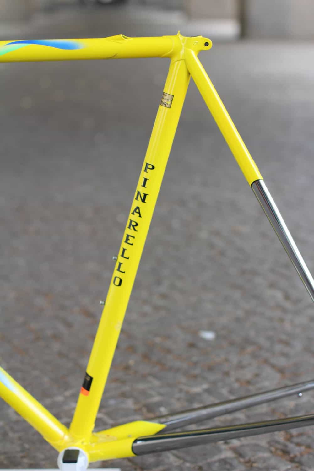 Pinarello Vuelta Frame / 56 cm / Yellow / Columbus ARX