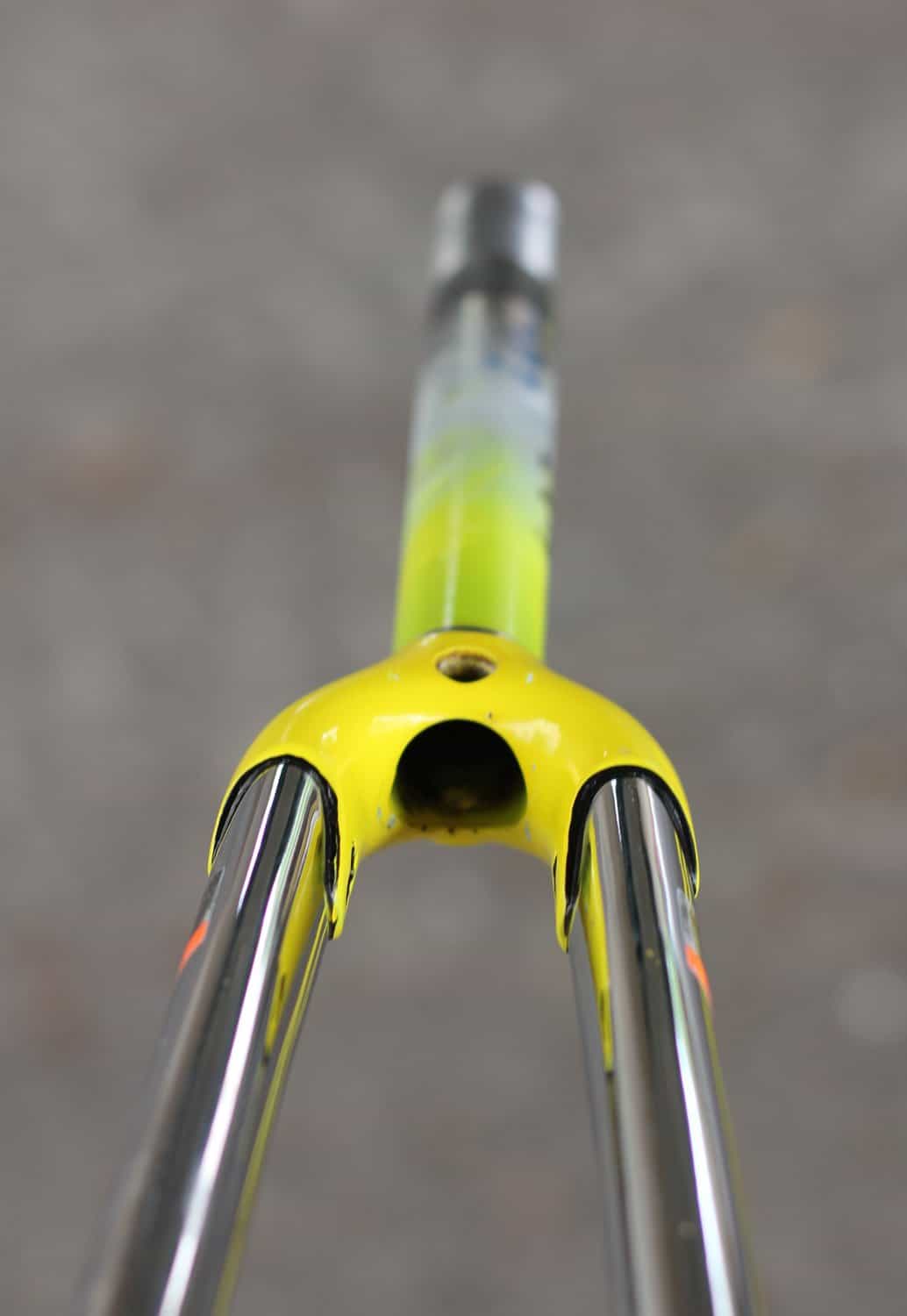 Pinarello Vuelta Frame / 56 cm / Yellow / Columbus ARX