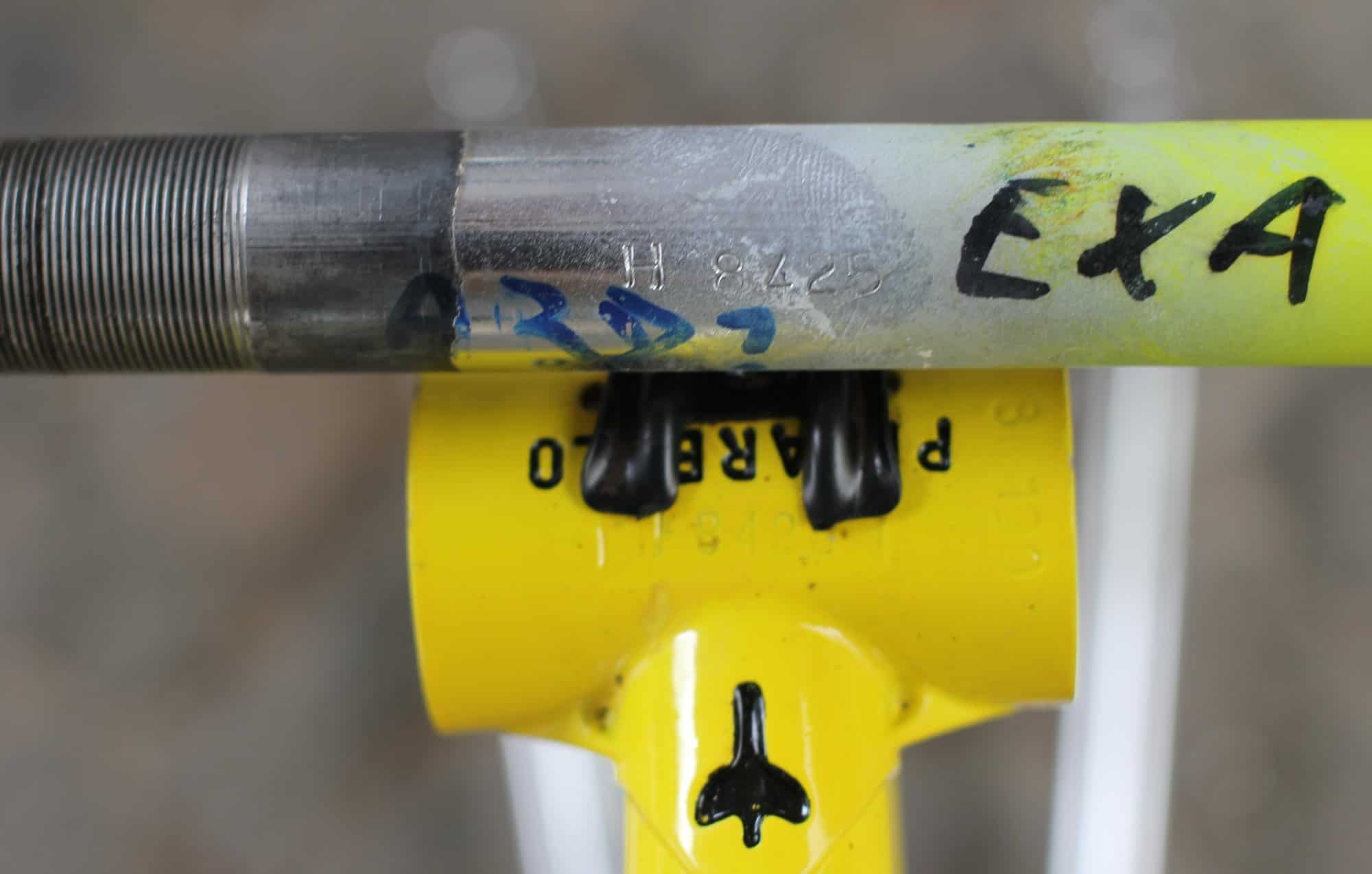 Pinarello Vuelta Frame / 56 cm / Yellow / Columbus ARX