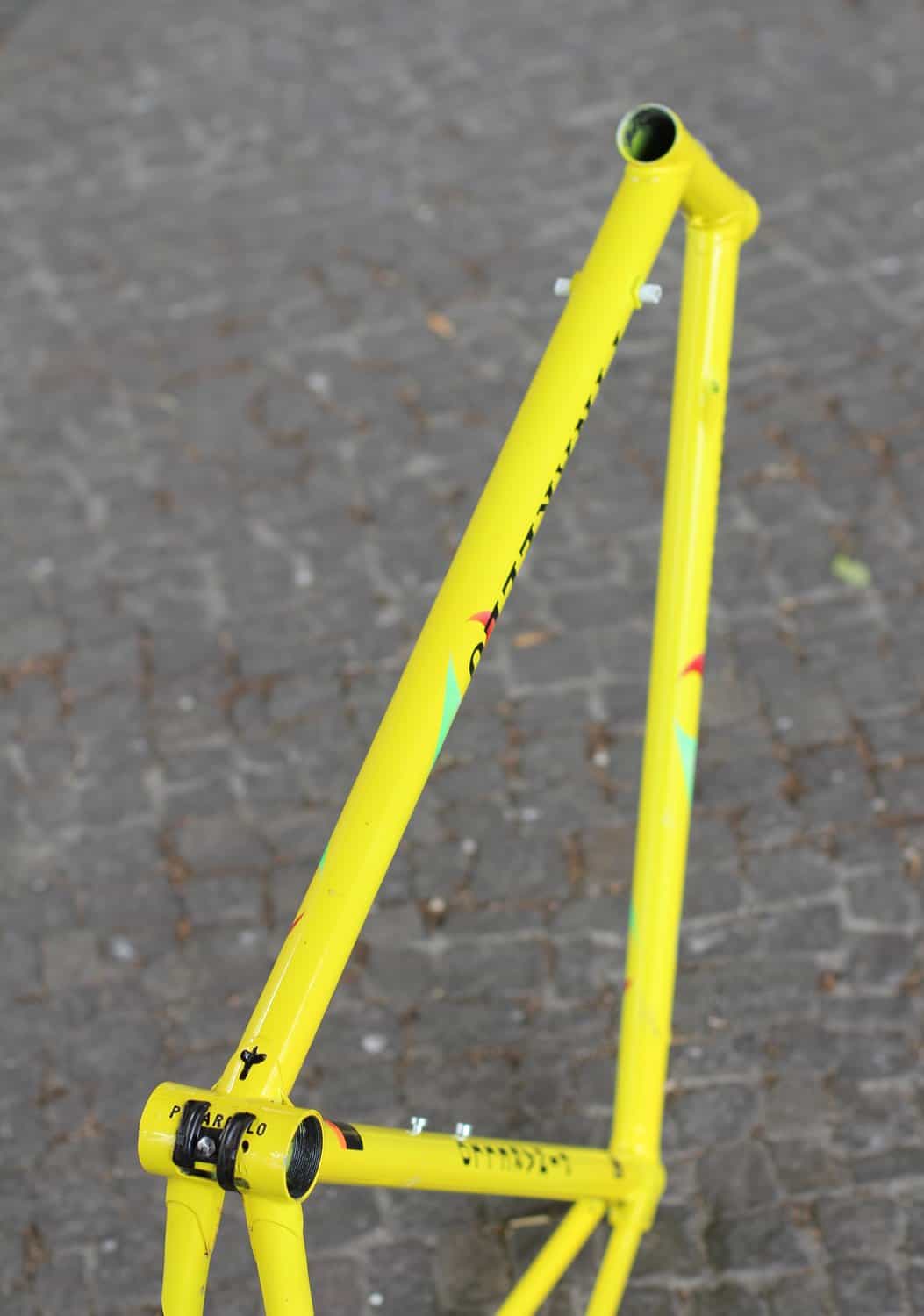 Pinarello Vuelta Frame / 56 cm / Yellow / Columbus ARX
