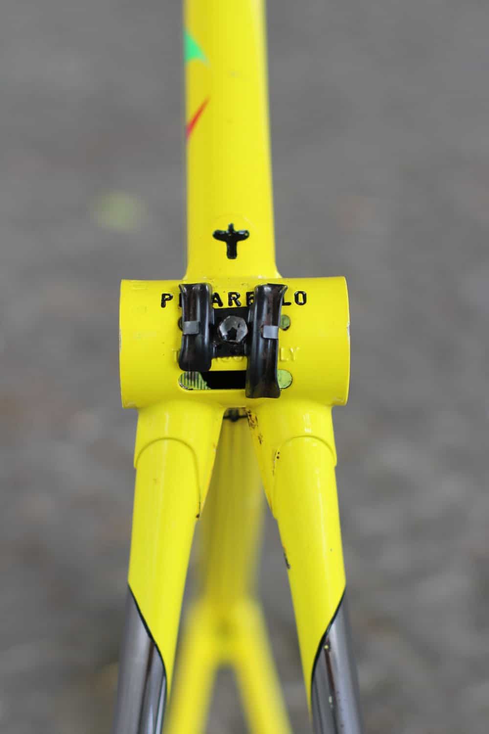 Pinarello Vuelta Frame / 56 cm / Yellow / Columbus ARX