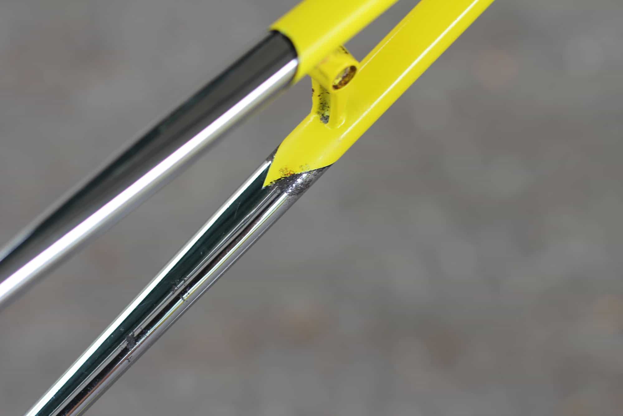 Pinarello Vuelta Frame / 56 cm / Yellow / Columbus ARX