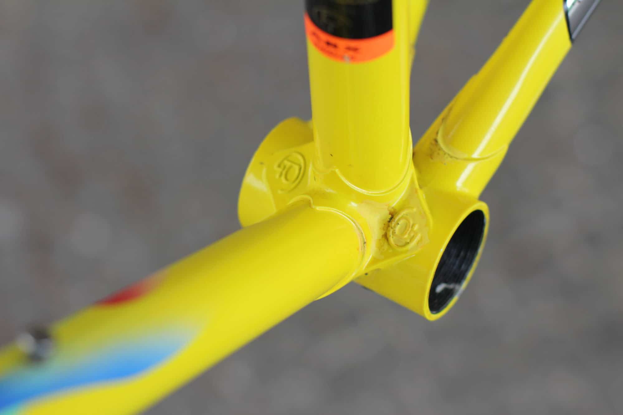 Pinarello Vuelta Frame / 56 cm / Yellow / Columbus ARX