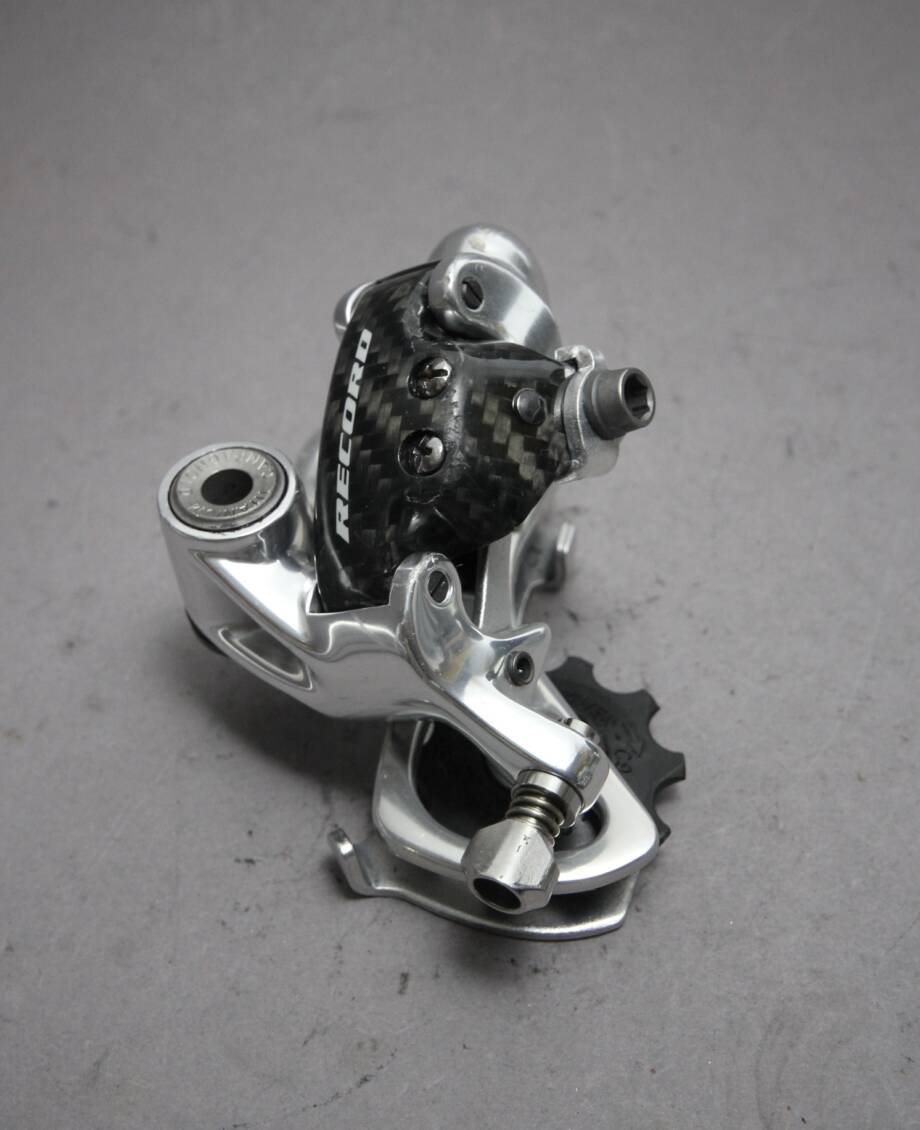 Dérailleur Campagnolo Record 10v Dérailleur Arrière Campagnolo Record 10 Vitesses Cage Longue (2002) - NOS Neuf En Boîte (état Stockage) Dérailleur Arrière Campagnolo Cage Longue