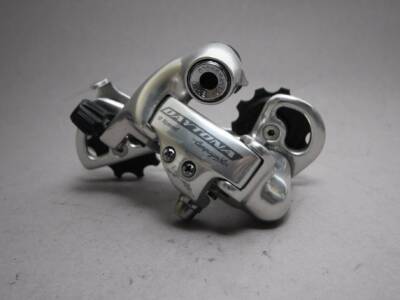 Dérailleur Arrière Campagnolo Daytona 9 Vitesses – Vintage Italien, Cage Moyenne, Look Argenté