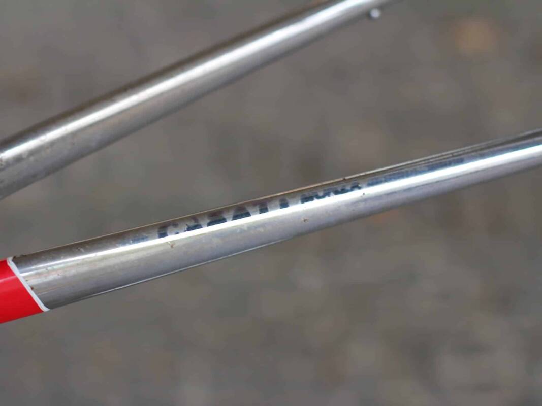 Cadre De Vélo Vintage Baschin Columbus SLX - Groupe Super Record - Années 80 - Occasion