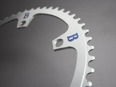 Plateau Gipiemme 53 Dents 144mm BCD - Vintage 80s Cronosprint - Aluminium Argenté