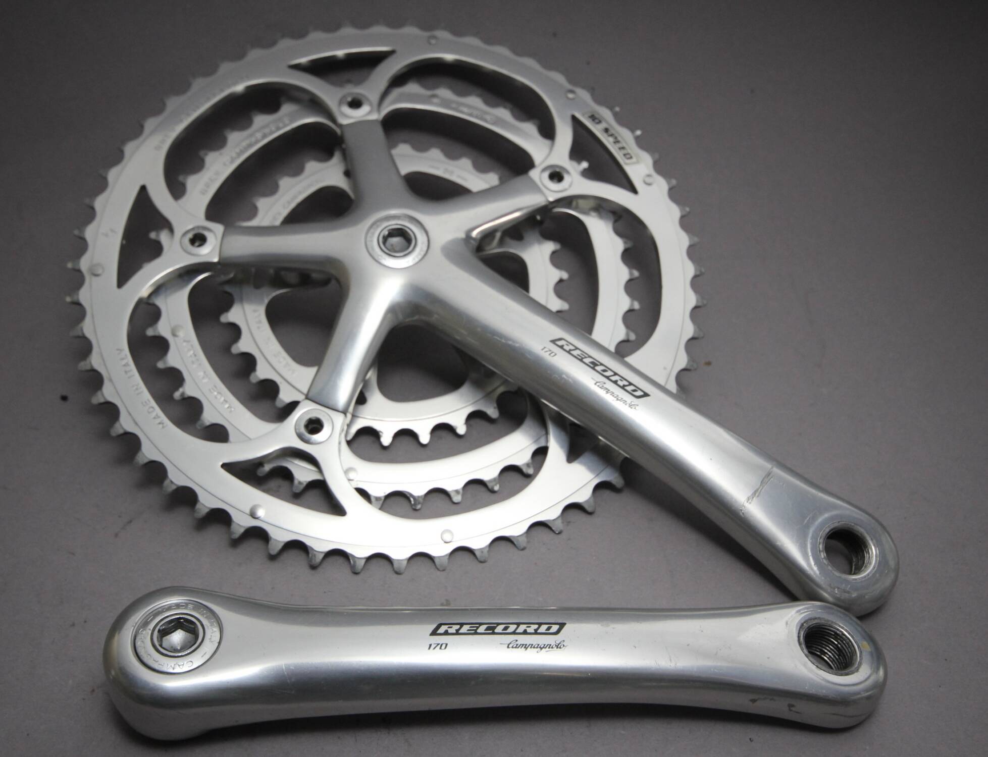Pédalier Triple Campagnolo Record Ultra Drive – 170 Mm – 53/42/30t – Occasion