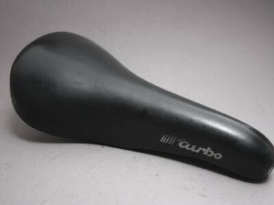 Selle Italia Turbo Saddle / Black / 1987 - velowizard.com