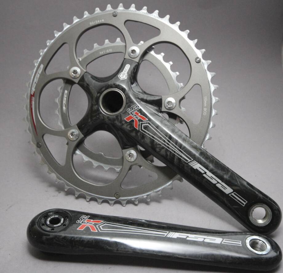 Pédalier Carbone FSA SL-K 172.5mm BB30 53/39T - Occasion Bon État - Pour Vélo De Route