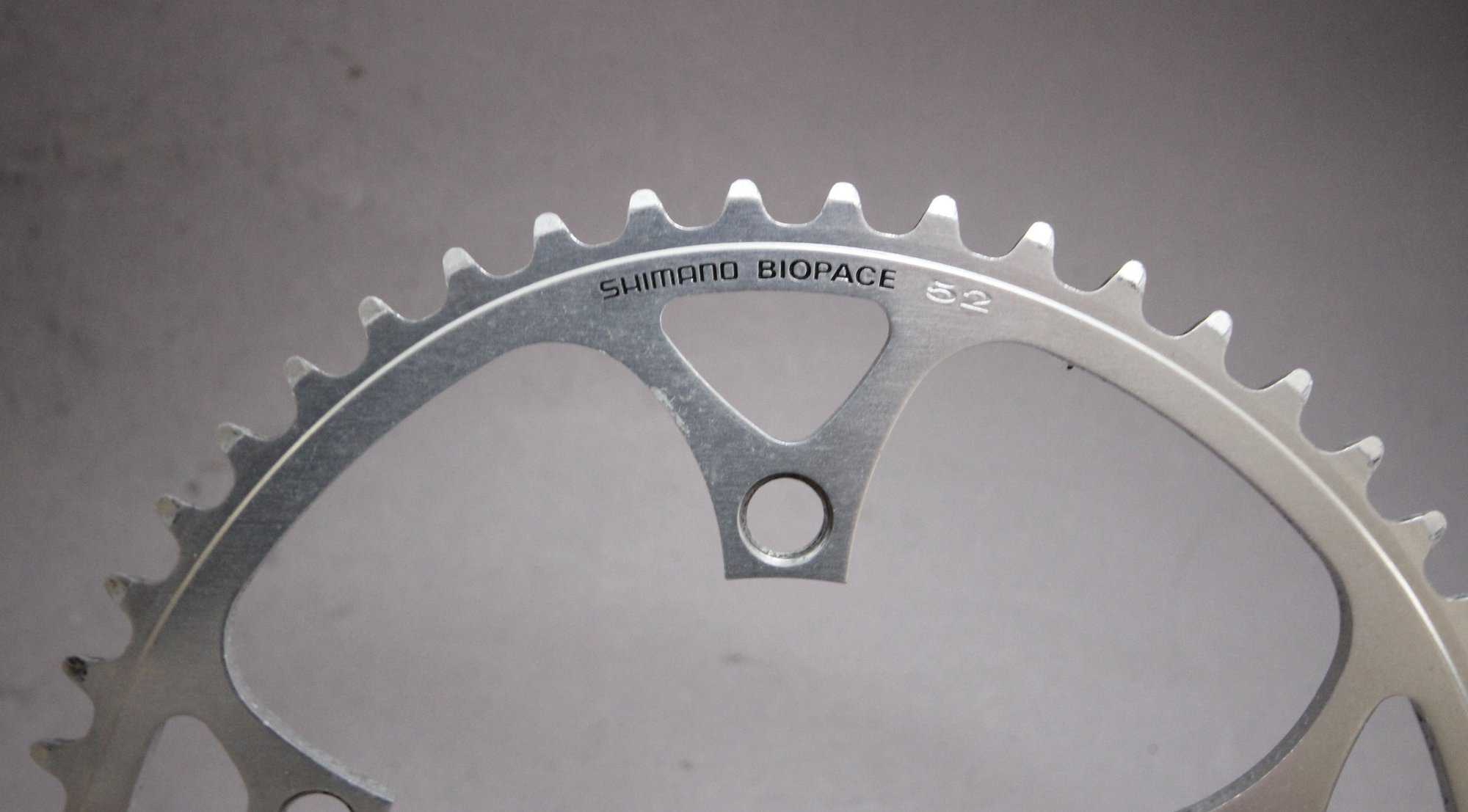Shimano Biopace Chain Ring 52 T BCD 130 mm 1988 –