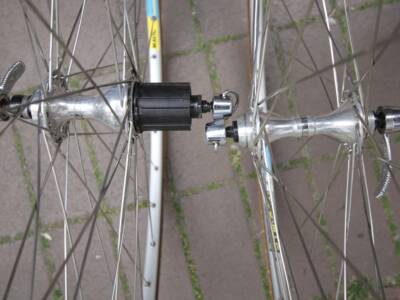Campagnolo C-Record / Mavic Open 4 CERAMIC / Silver / 36 H / Wheel