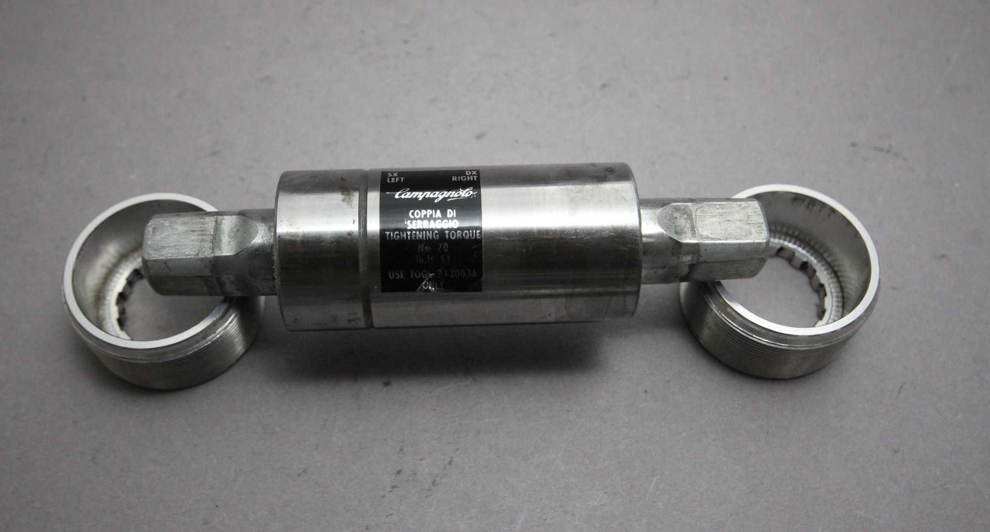 Campagnolo Record Pista Bottom Bracket - BSA 111mm Asymmetric For