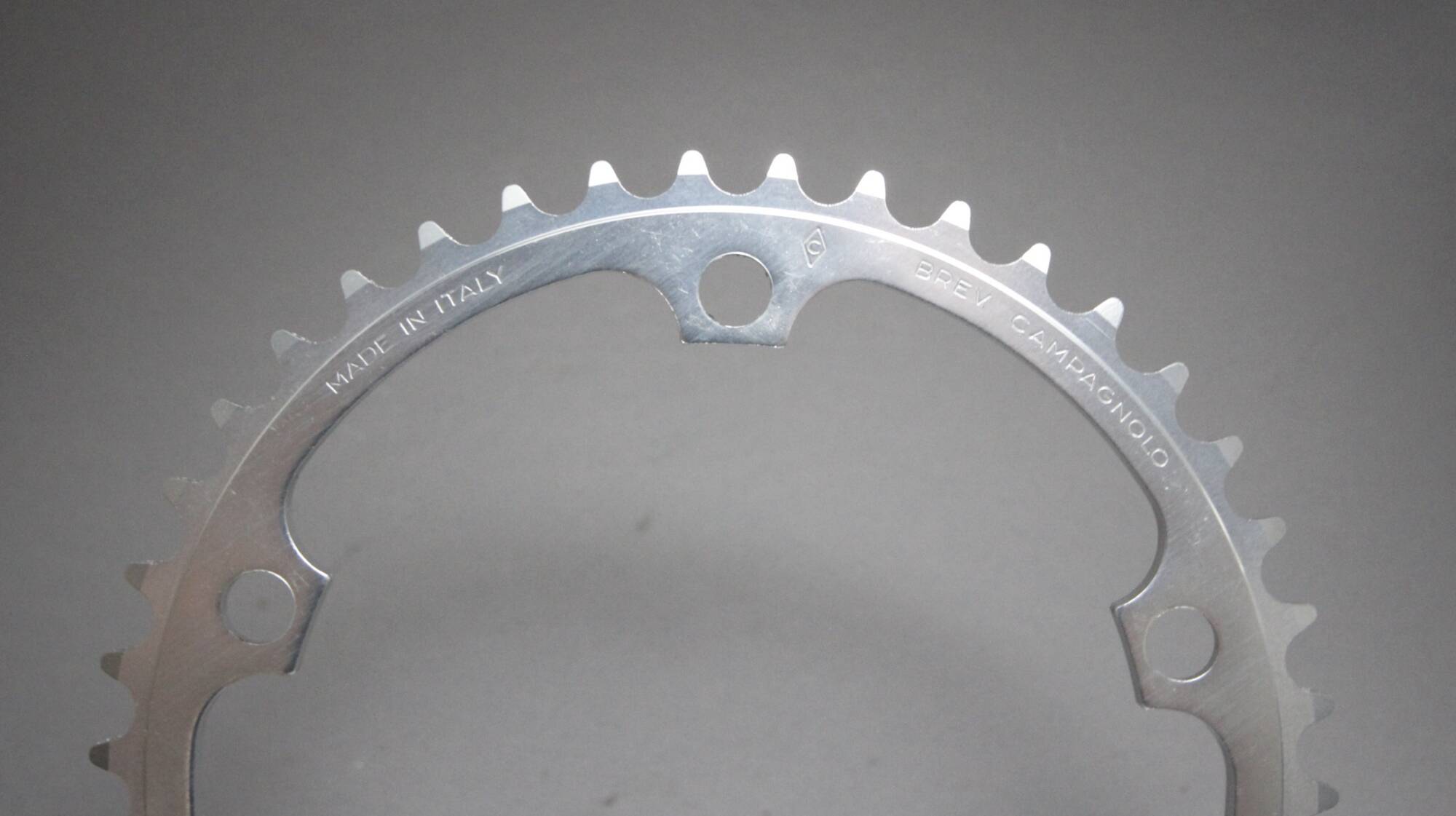 Plateau Chaîne Campagnolo Record 53 Dents 135 BCD Argent – Aluminium Italie
