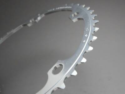 Plateau Campagnolo Centaur 39 Dents 135mm BCD - NOS - Acier Noir - Fabriqué En Italie