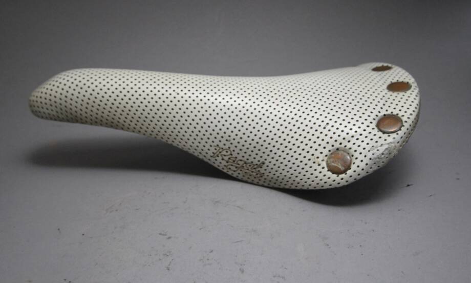 Selle San Marco Regal Girardi Saddle White Perforated 1987
