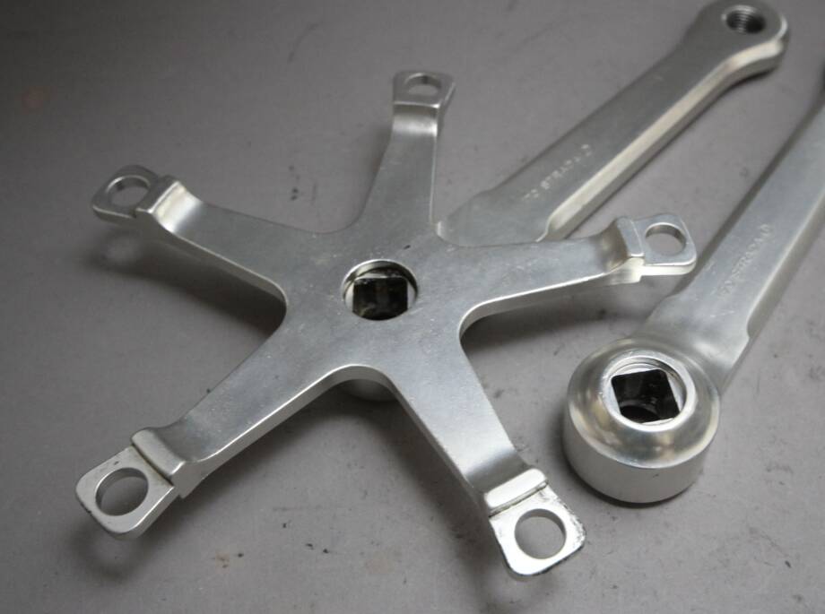 Manivelle Campagnolo Gran Sport Acier – Vintage – Plateau 42/52 – 170 Mm – Pour Vélo Route