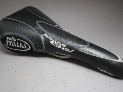 パーツ Selle Italia flite titanium Selle Italia Flite Titanium Genuine Gel Saddle / Black