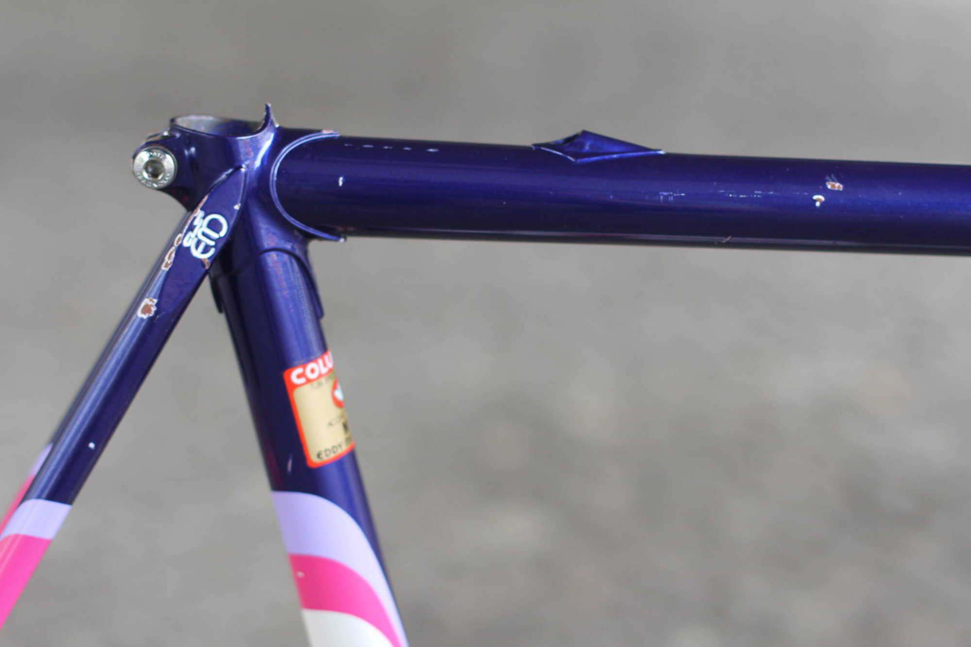 Eddy Merckx MX Leader Frame / 55 cm / Magenta Blue