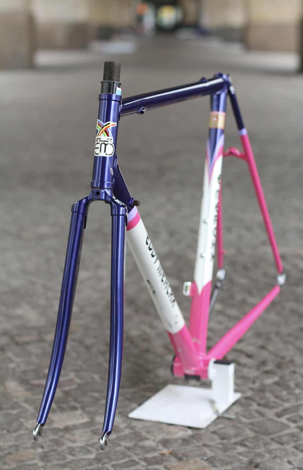 Eddy Merckx MX Leader Frame / 55 cm / Magenta Blue