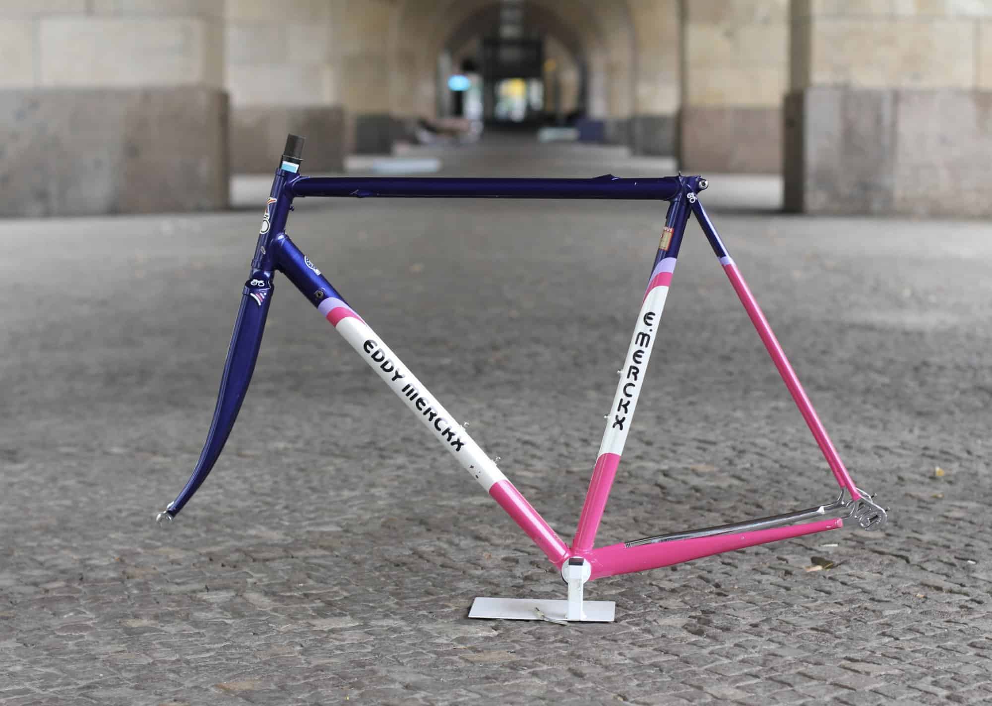 Eddy Merckx MX Leader Frame / 55 cm / Magenta Blue