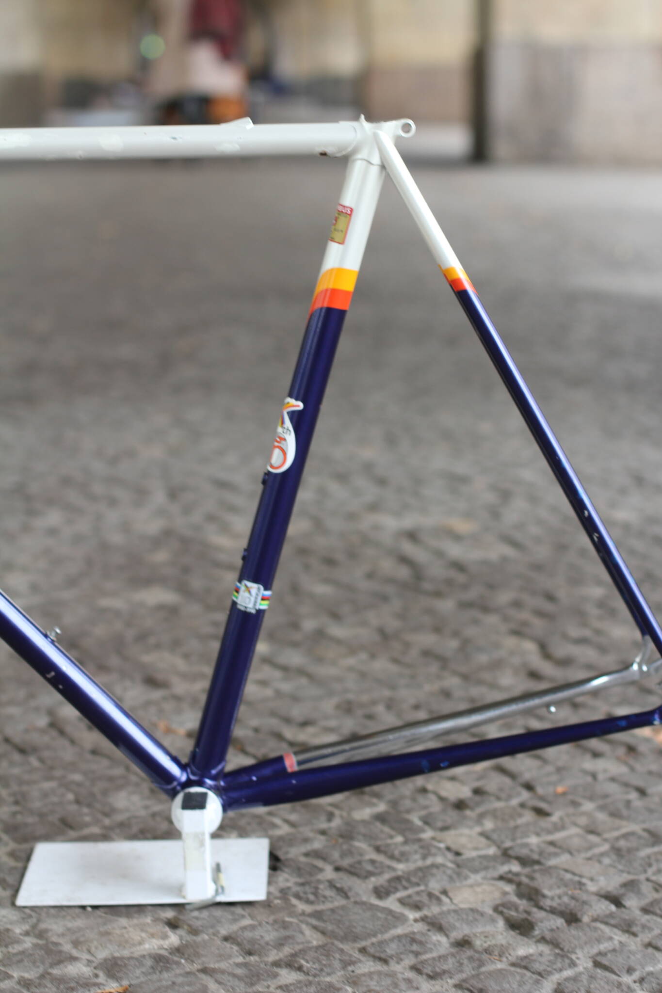 Cadre Eddy Merckx Corsa Extra Columbus SLX - 57 Cm, Acier, Bleu, Avec Fourche