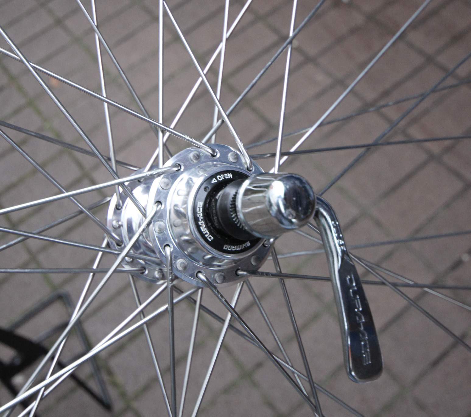 Shimano Dura Ace HB 7400 FH 7403 / Mavic CXP33 Silver / Wheel Set