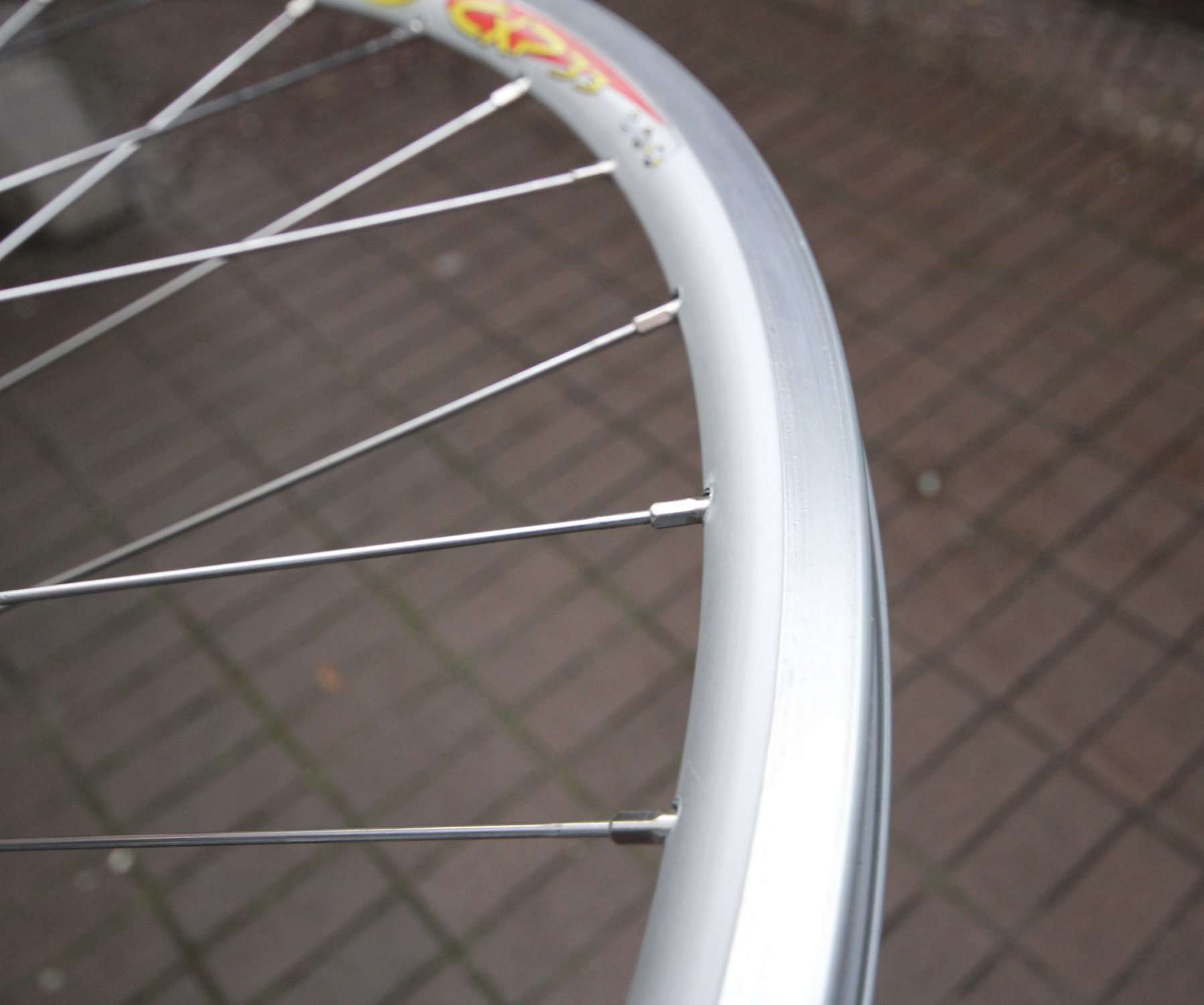 Shimano Dura Ace HB 7400 FH 7403 / Mavic CXP33 Silver / Wheel Set