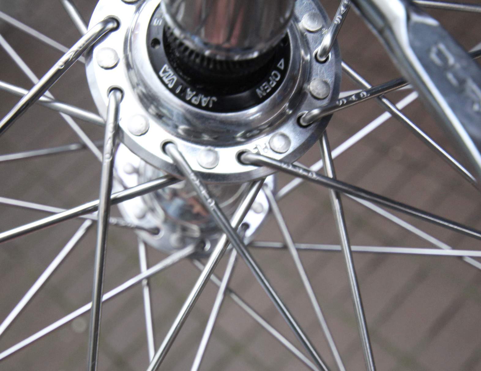 Shimano Dura Ace HB 7400 FH 7403 / Mavic CXP33 Silver / Wheel Set