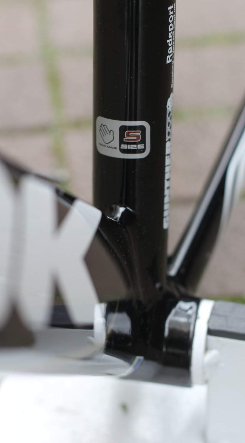 Look 464 AL P Track Frame Carbon Fork / Sz. S / Black